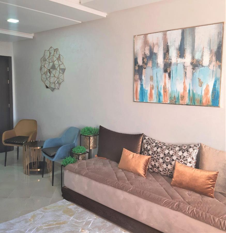 Appartement Pour Familles En Residence Avec Piscine Et Wifi Marrakesh Exteriör bild